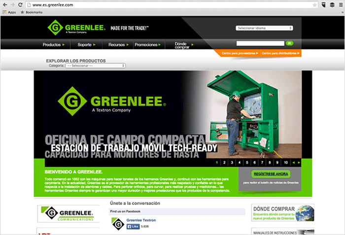 Greenlee Launches Spanish Version of Website