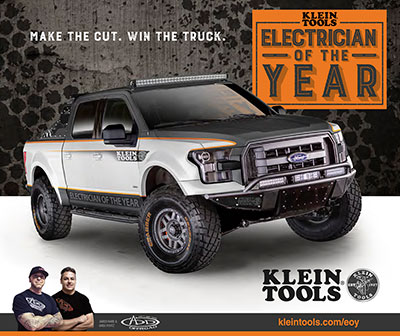 Klein Tools Searches for the 2015 Electrician of the Year