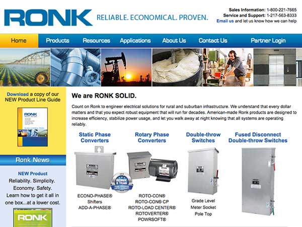 Ronk Debuts New User-Friendly Website