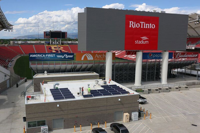 Yaskawa–Solectria Solar Provides Inverters for Rio Tinto Stadium