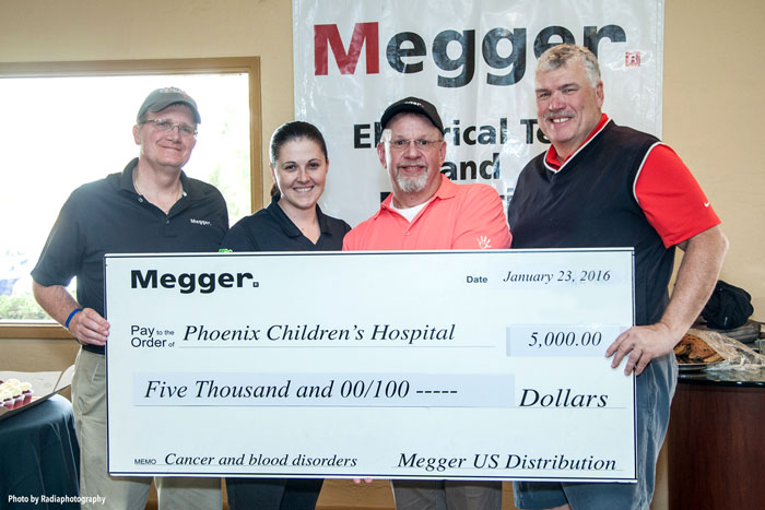 Megger Raises $7,500 for Phoenix Children’s Hospital Foundation