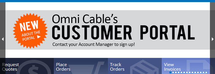 Omni Cable Launches New Customer Portal