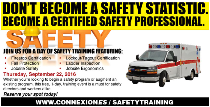 Connexion Offers Free One-Day Safety Training Course