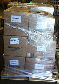Omni Cable Collects More Than 1,900 Pairs of Shoes for Charity