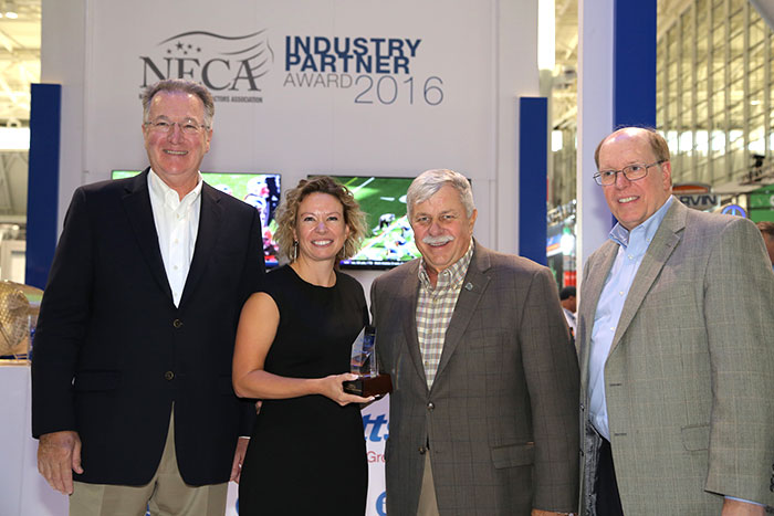 Thomas & Betts Receives Industry Partner Award from NECA
