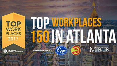 Graybar Named to Top Workplace List in Atlanta