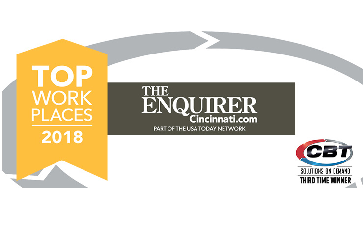 CBT Awarded 2018 Top Workplaces Honor