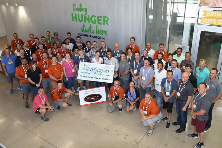 LEAD Conference Attendees Pack Meals at Texas Food Bank