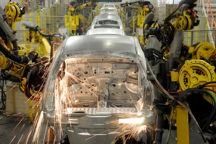 Factory Shutdowns Near WWII Demobilization Levels in US