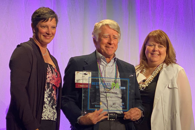 Schaedler Yesco Again Ranks in Best Places to Work in PA