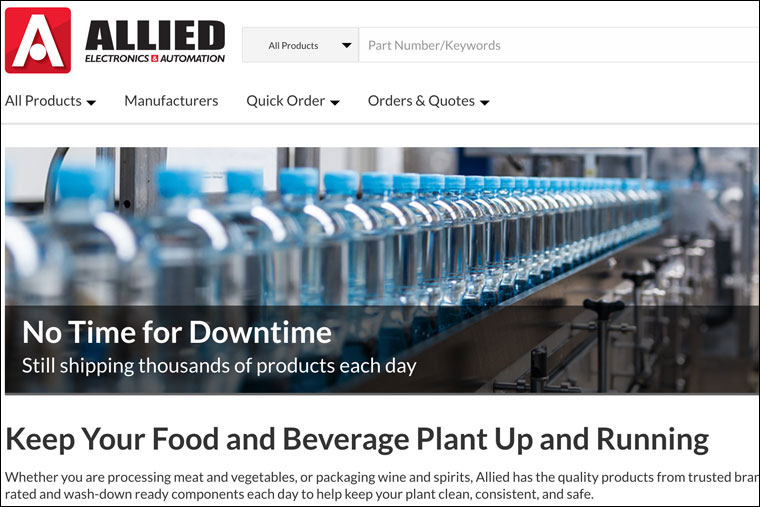 Allied Electronics Updates Website to Assist COVID-19 Needs
