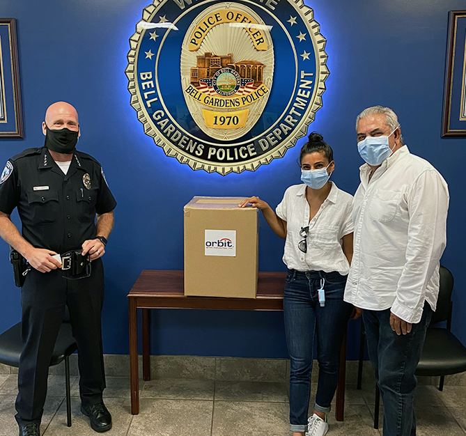 Orbit Donates Thousands of Face Masks