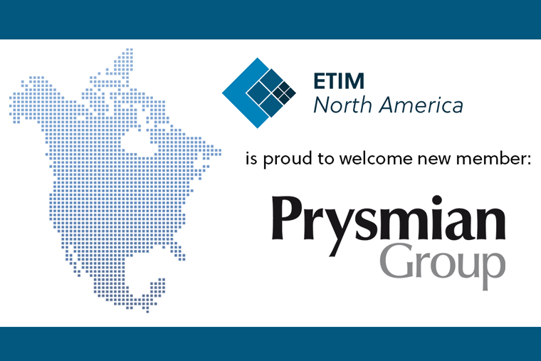 Prysmian Group Joins ETIM North America