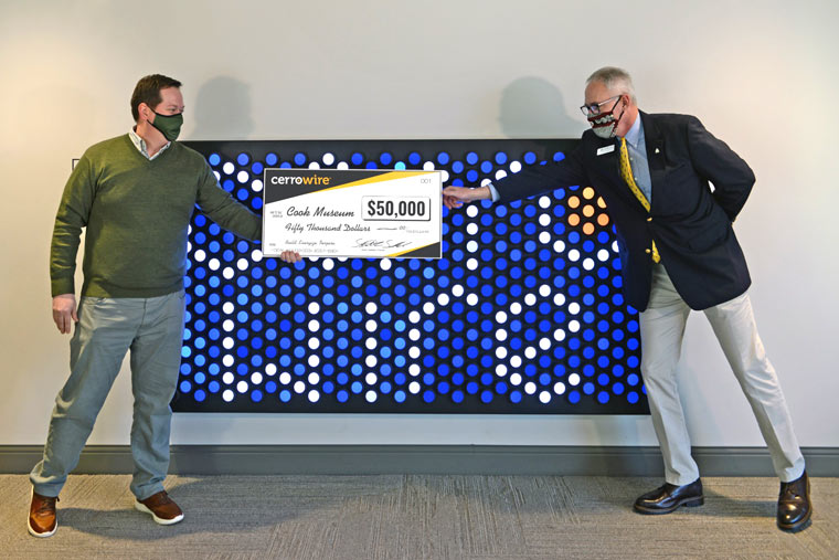 Cerrowire Donates to Cook Museum