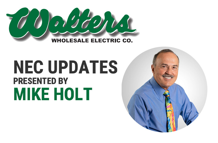 Walters Wholesale to Host Mike Holt Seminar and Trade Show