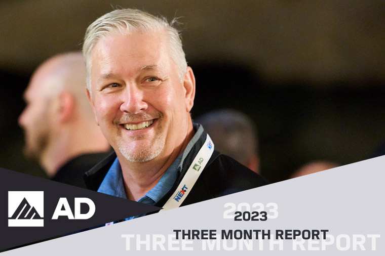 AD Reports Record Sales, Distributions in 1Q of 2023