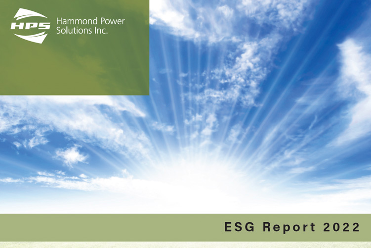 Hammond Power Solutions Publishes Inaugural ESG Report