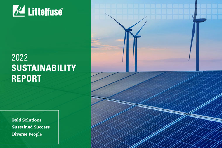 Littelfuse Releases 2022 Sustainability Report