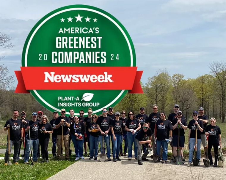 nVent Named to America’s Greenest Companies List