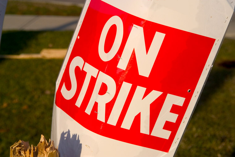 Graybar Union Members Strike