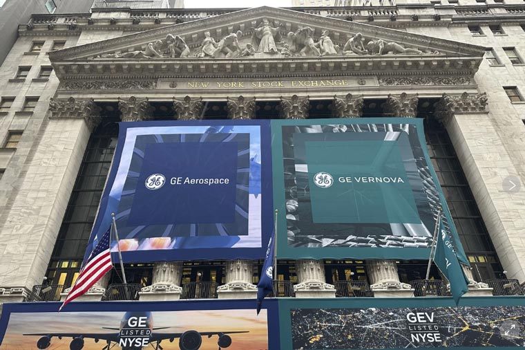 GE Completes Split, With Aviation and Energy Now Trading on NYSE