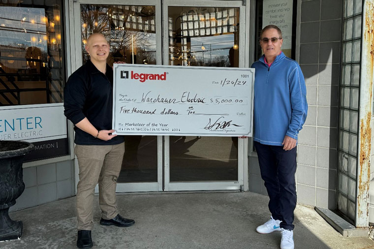 Two Warshauer Locations Named Legrand Marketeer of the Year