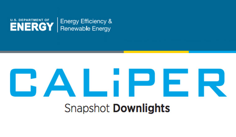 DOE’s CALiPER Program Releases New Report on LED Downlights