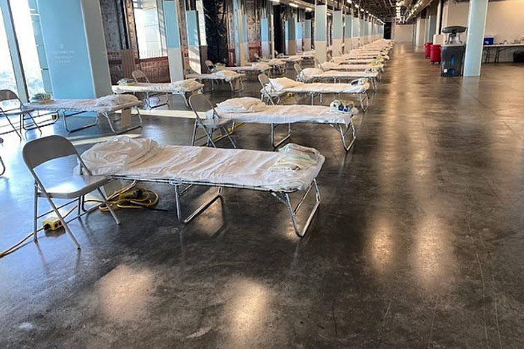 Hubbell Lighting Provides Luminaires for Temporary Hospital