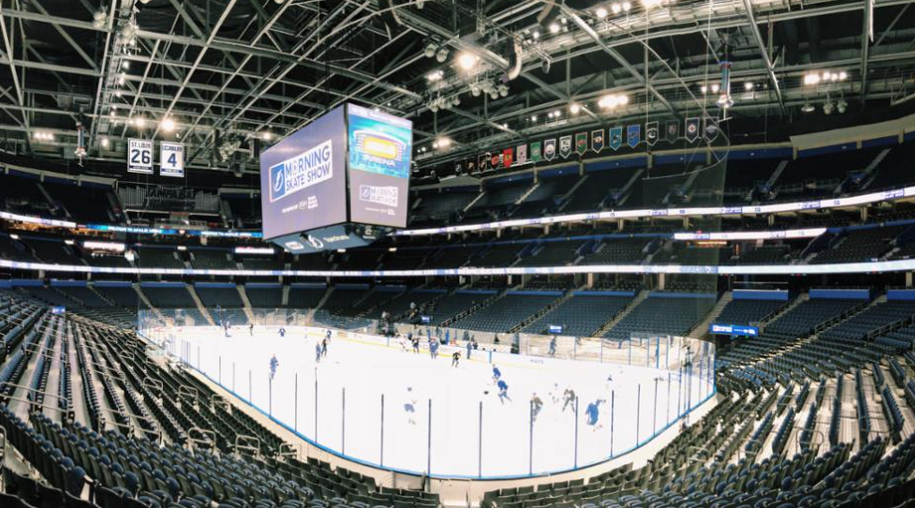 Eaton Lights Tampa Bay Lightning Arena
