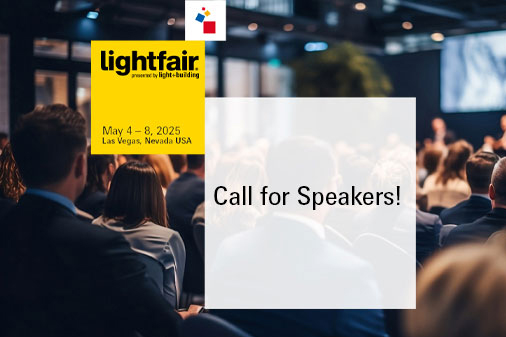 Last Call for LightFair Speakers