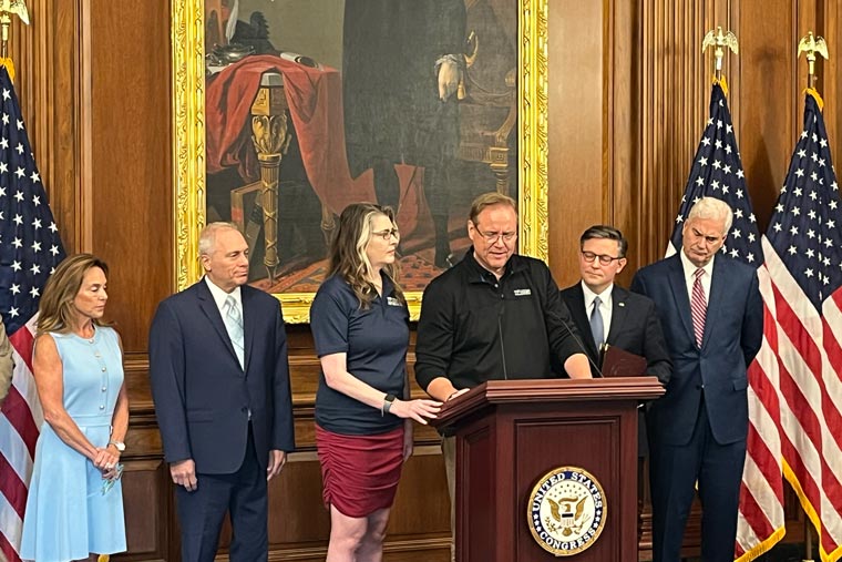 Tom Click Speaks at House Leadership Press Conference