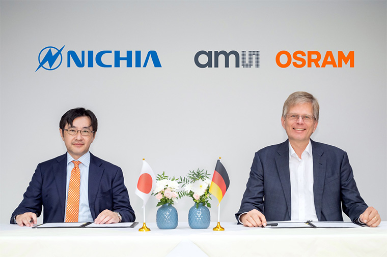 ams OSRAM and Nichia Sign Broad Patent Cross-License Agreement