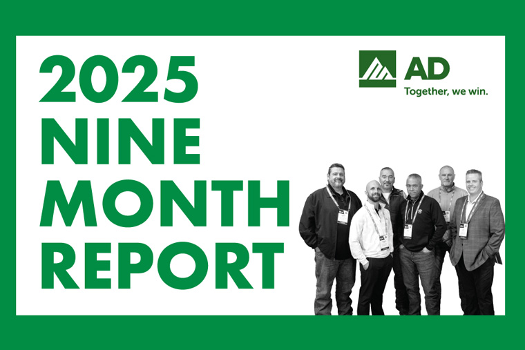 AD Reports Record Sales and Growth for 3Q 2025