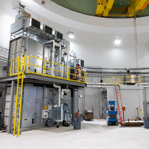 Interior view of the DOME test bed (INL)