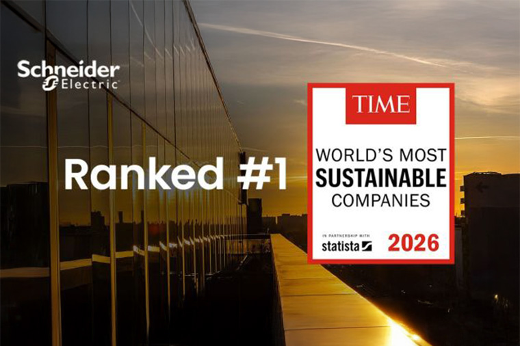 Schneider Electric Named World’s Most Sustainable Company