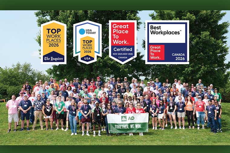 AD Recognized With Multiple Workplace Honors in 2026